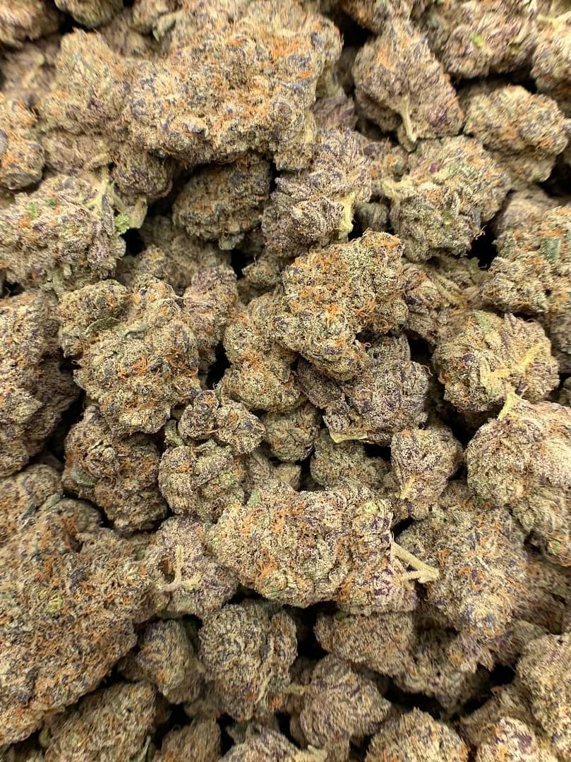 Super Buff Cherry THCa Flower in bulk packaging for wholesale buyers.